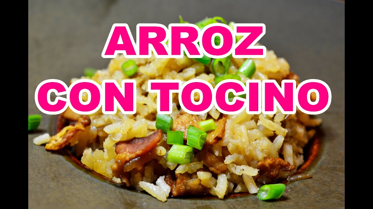 ARROZ CON TOCINO PUERTORIQUEñO