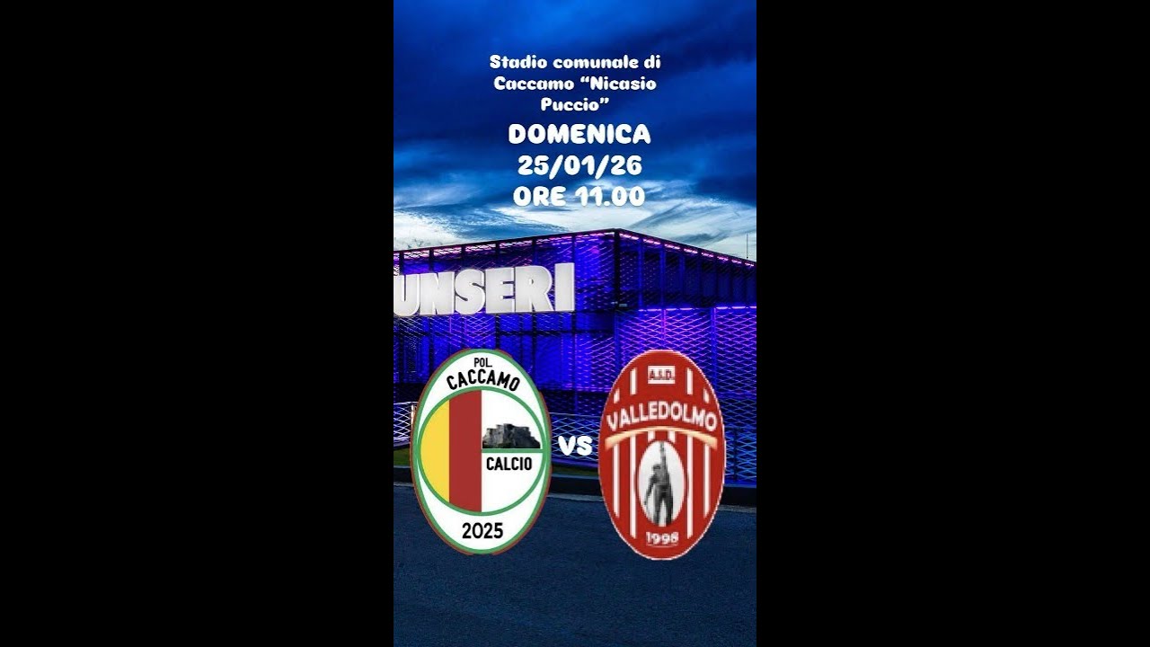 POLISPORTIVA CACCAMO vs ASD VALLEDOLMO - 25/01/2026