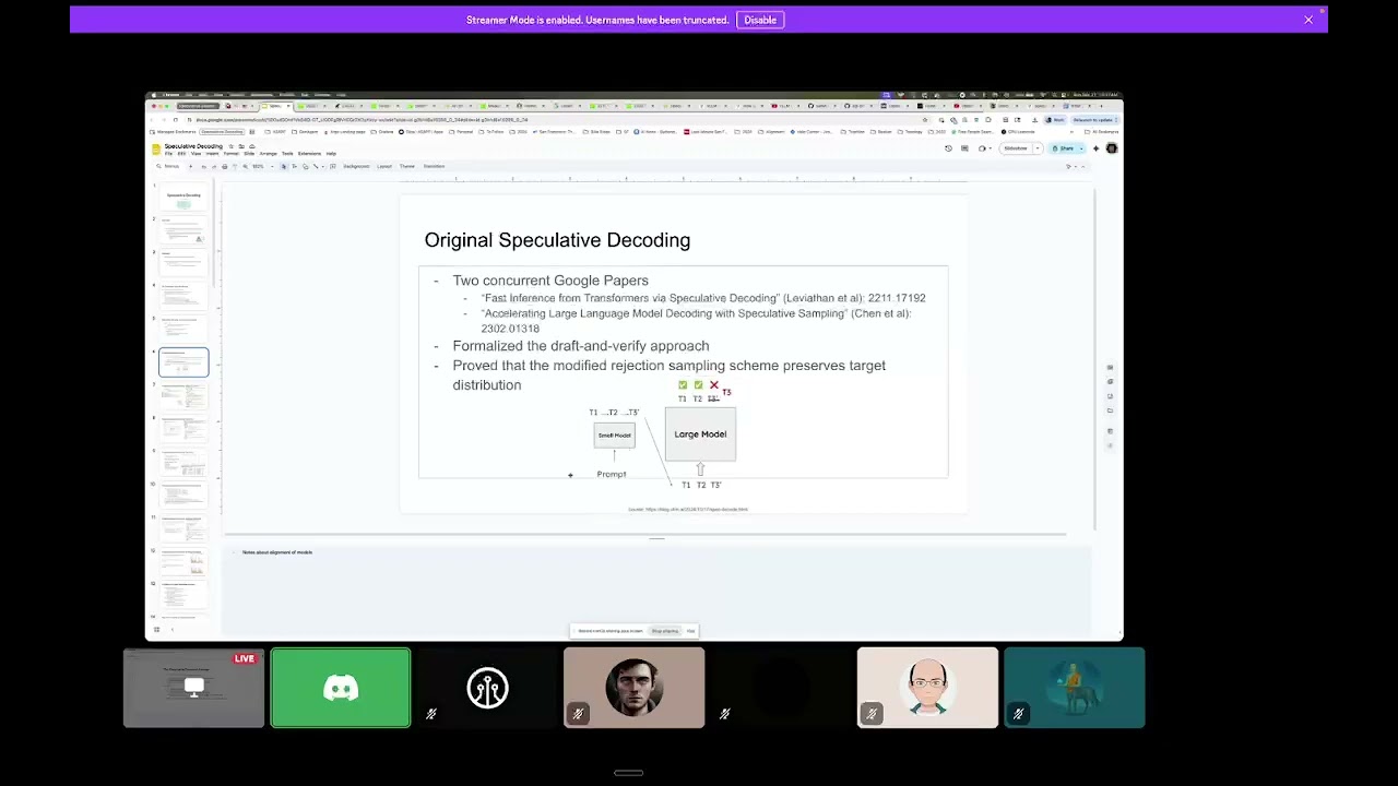 ML Performance Reading Group Session 19: Speculative Decoding