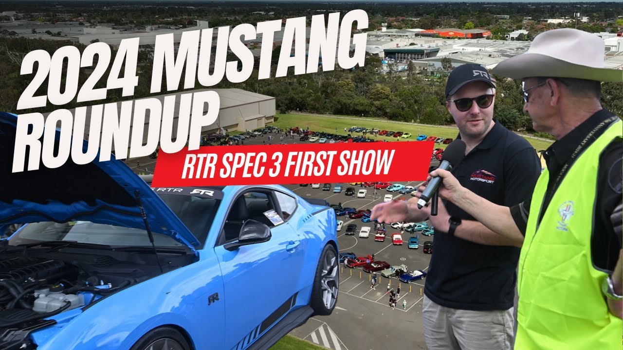2024 Mustang Round Up Show and SUPERCHARGED 2024 MUSTANG!!