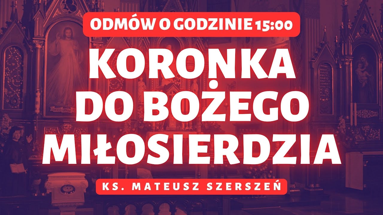 KORONKA DO BOŻEGO MIŁOSIERDZIA | Kt&oacute;ż jak B&oacute;g!