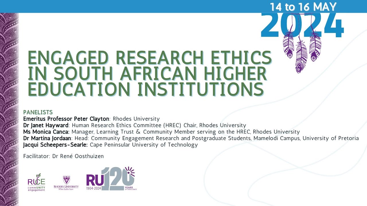Engaged Research Ethics in SA Higher Education Institutions