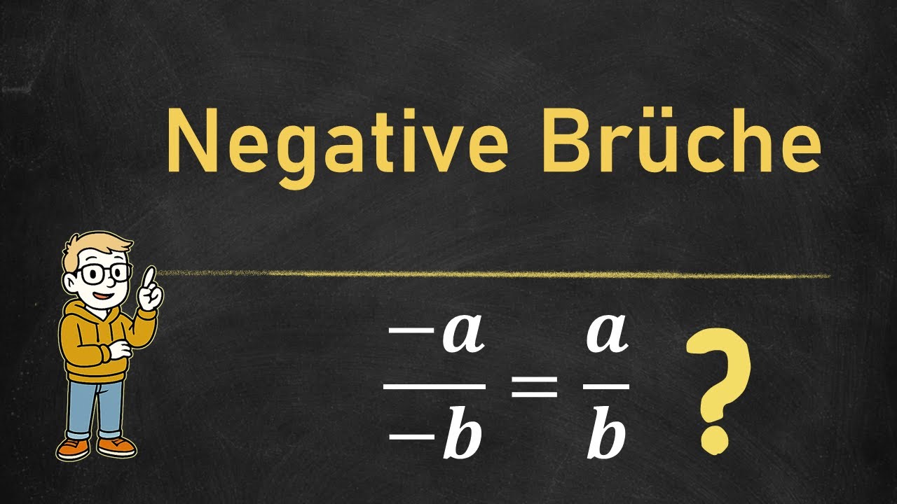 Grundlagen der Mathematik: Negative Brüche