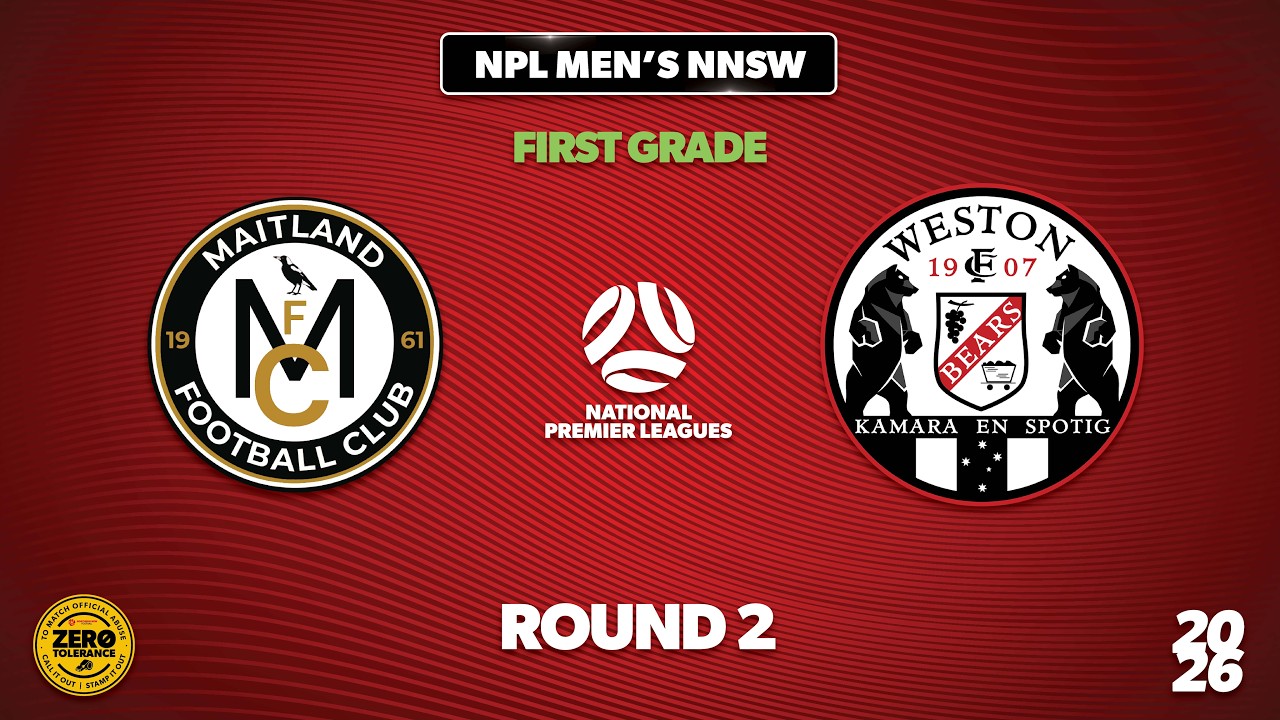 NPL Men's NNSW First Grade Round 2 - Maitland FC v Weston Bears