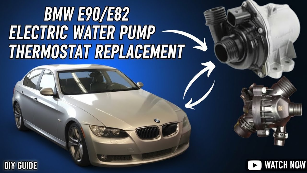 Как заменить электрический водяной насос и термостат на BMW 335i 2006-2013 годов выпуска