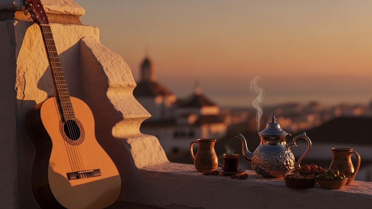 Spanish Guitar & Oud - Beautiful Flamenco Rumba Instrumental Creating A Smooth Calm Space