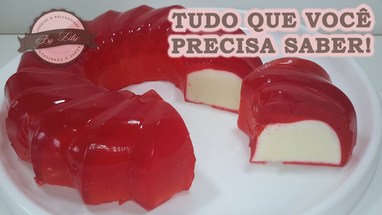 GELATINA RECHEADA F&Aacute;CIL DE FAZER! byLilyana