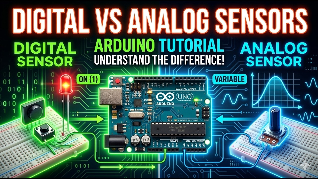 Lesson 8 – Digital Sensors vs Analog Sensors