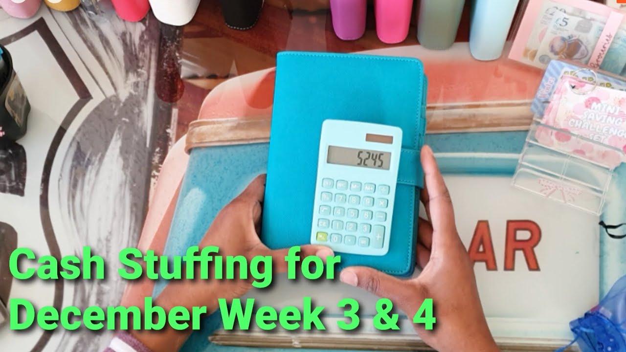 Cash Stuffing | DEC WK 3 & 4 | Annual Savings Binder Complete 
