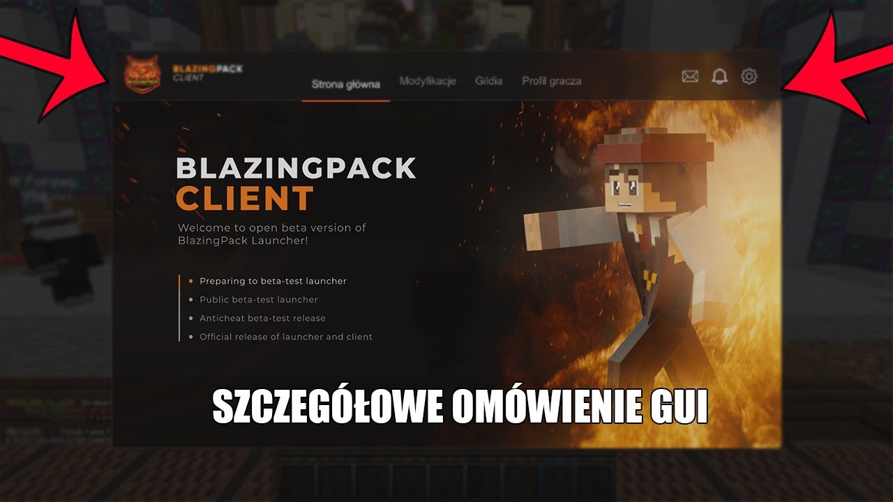BLAZINGPACK CLIENT/LAUNCHER - OM&Oacute;WIENIE GUI