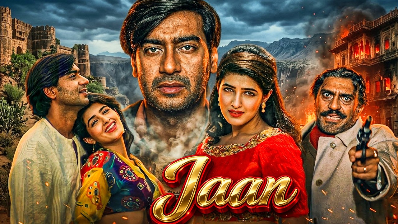 जान (1996) - हिंदी रोमांटिक एक्शन मूवी | अजय देवगन, ट्विंकल खन्ना, अमरीश पुरी | Ultra Blockbuster