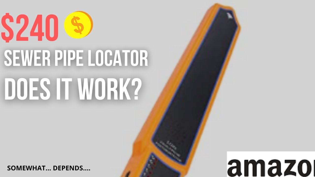 $240 Amazon/Aliexpress 512 Hz Sewer Pipe Locator Detector Receiver w/ RIDGID 19238 Sonde Transmitter