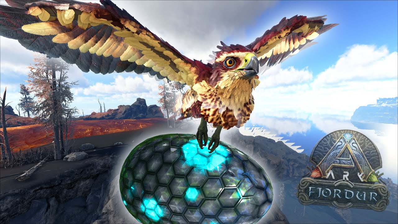 MUSLITOS ROBA UN HUEVO DE DRAGON SECRETO ROBOT!! técnica para robar huevos de dinosaurio ARK Fjordur