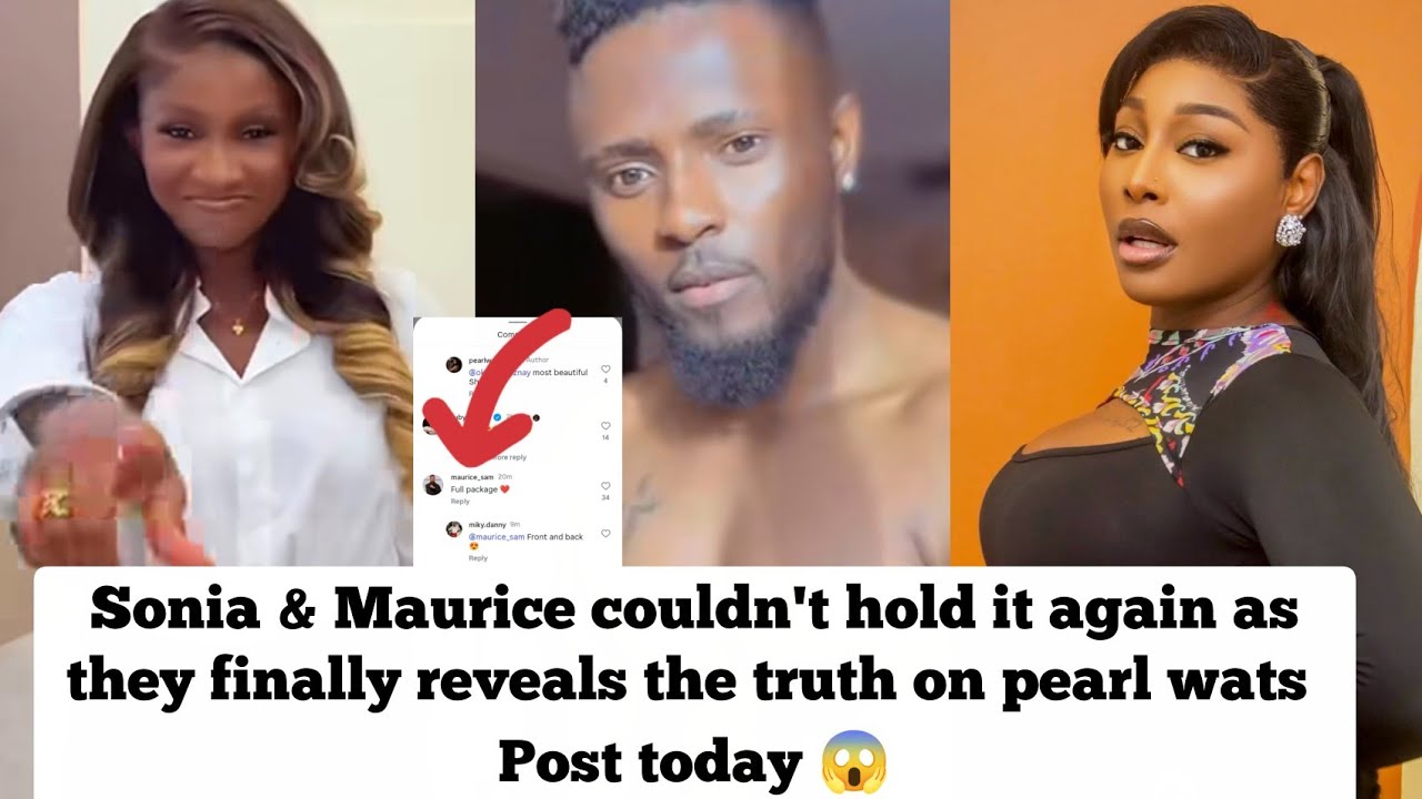 Sonia & Maurice couldn't hold it again as they finally reveals the truth on pearl post today 