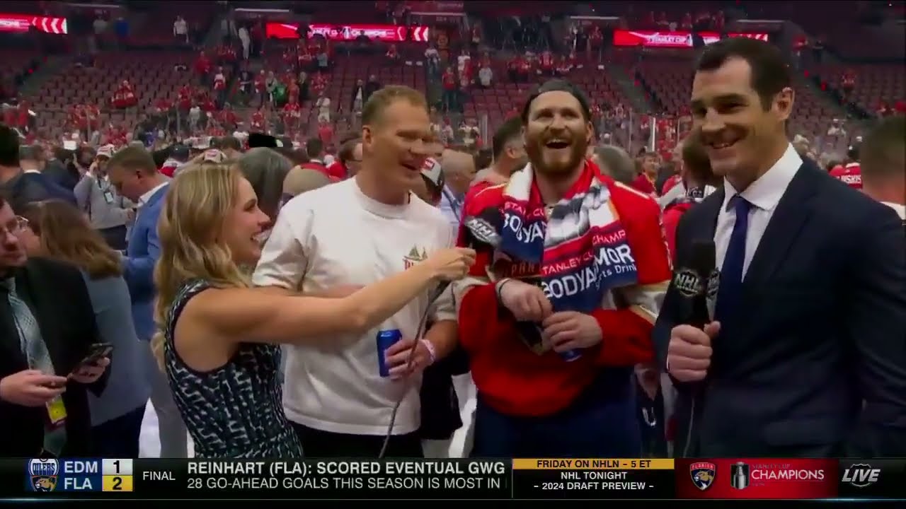 Matt Tkachuk got to share his childhood dream with his brother tonight after winning the Stanley Cup