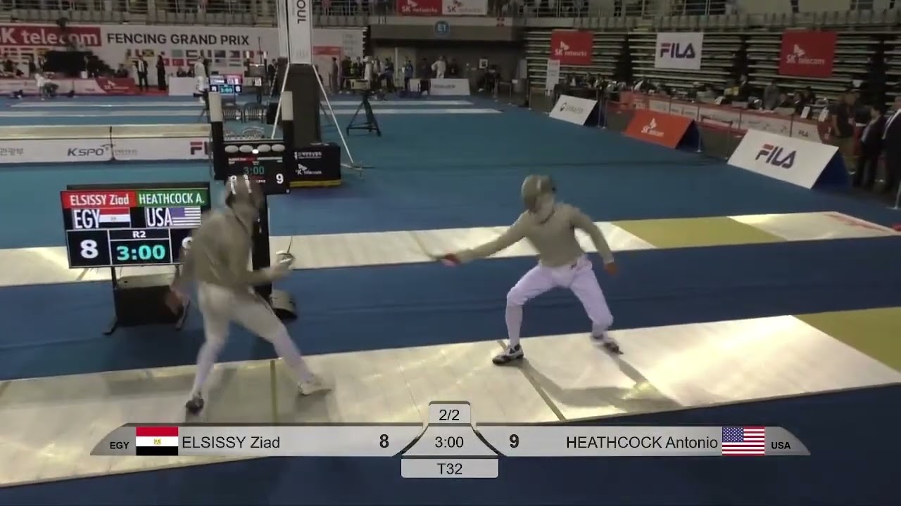 Seoul Grand Prix 2025 SWS - L32 - Ziad Elsissy EGY v Antonio Heathcock USA