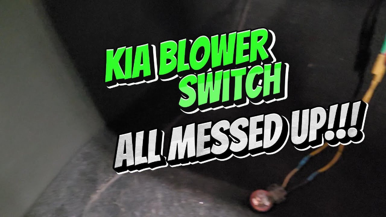 Kia Blower motor work on OFF?! WHAT?