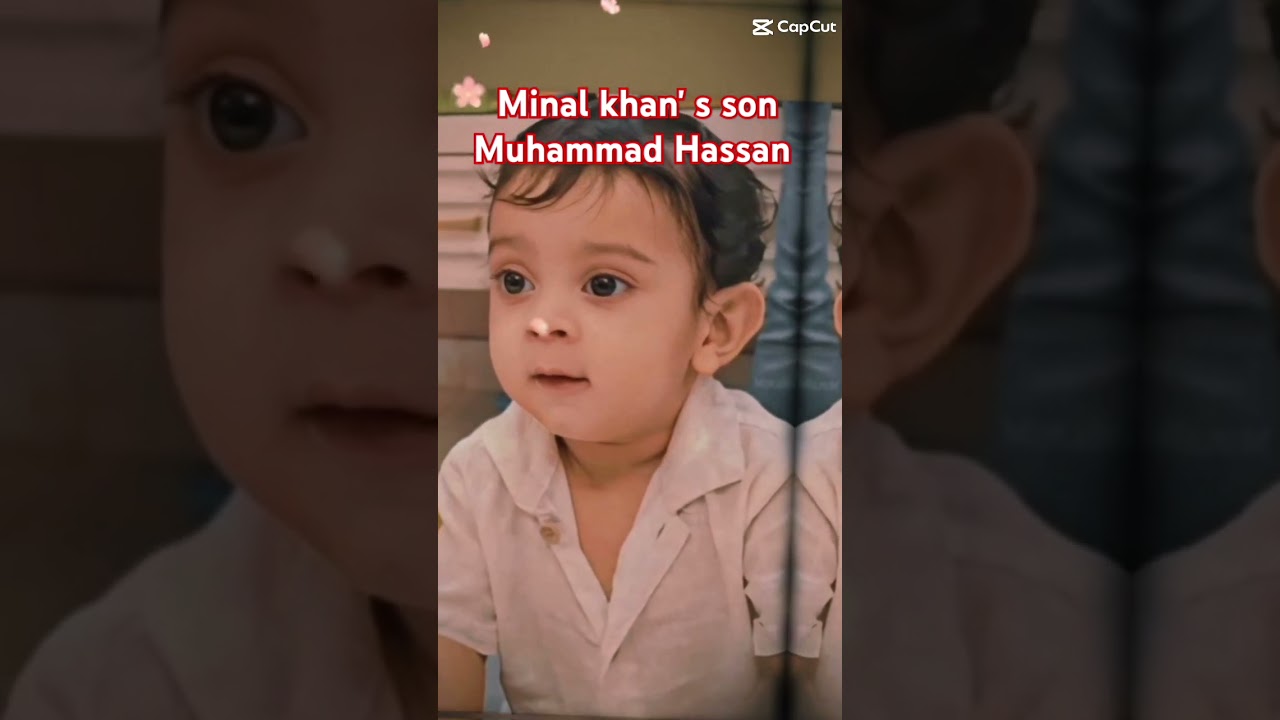Minal Khan beautiful baby's face reveal first time on media😊
