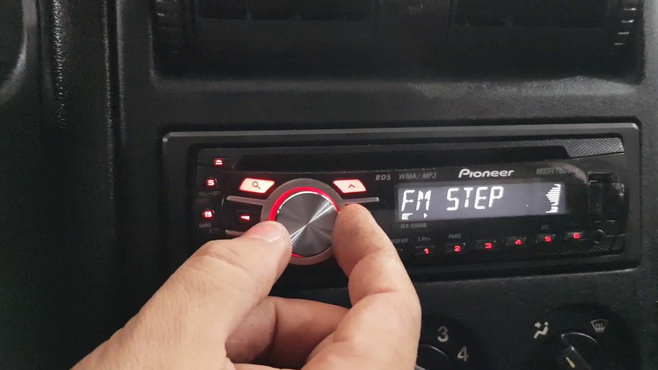 Como desligar display PIONEER DEH-2350UB rápido e fácil!!