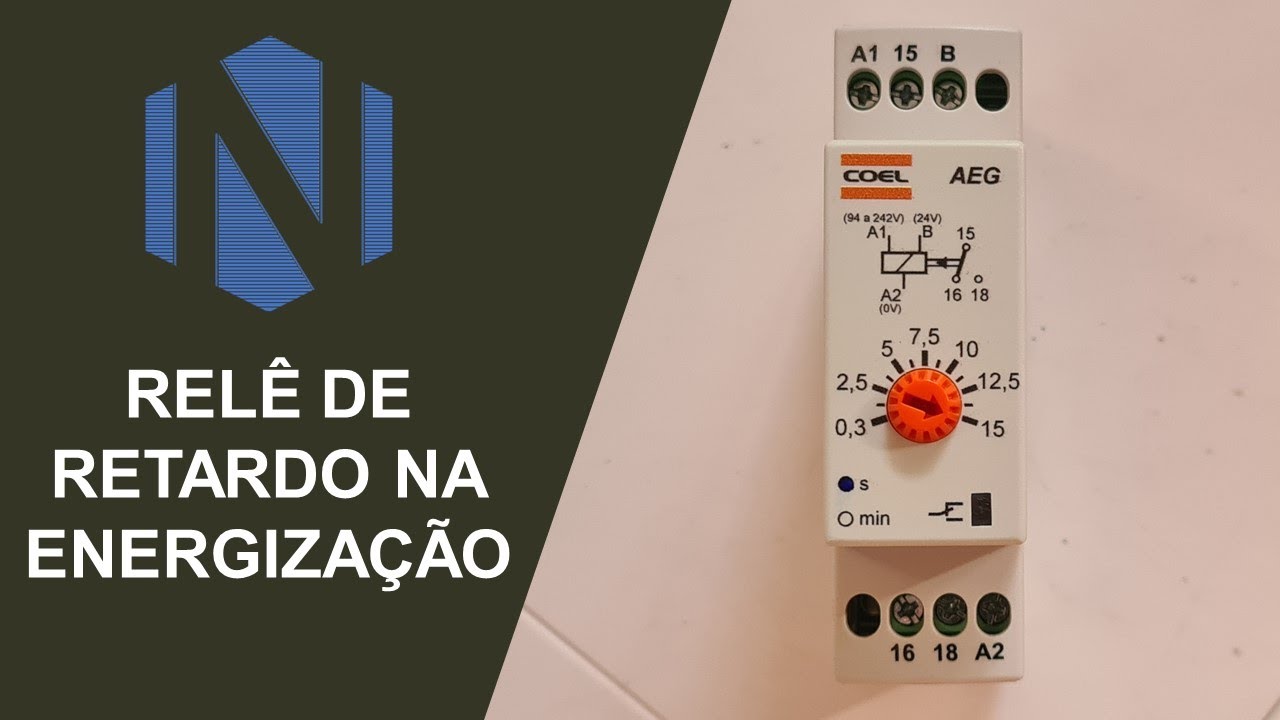Temporizador de retardo na energização AEG