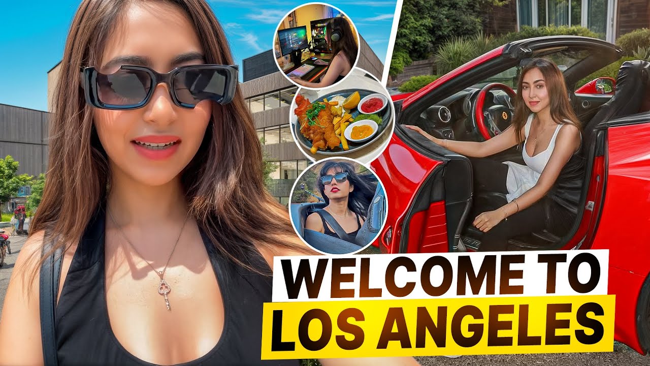 Driving a Ferrari in Hollywood 😍 | LA Vlog