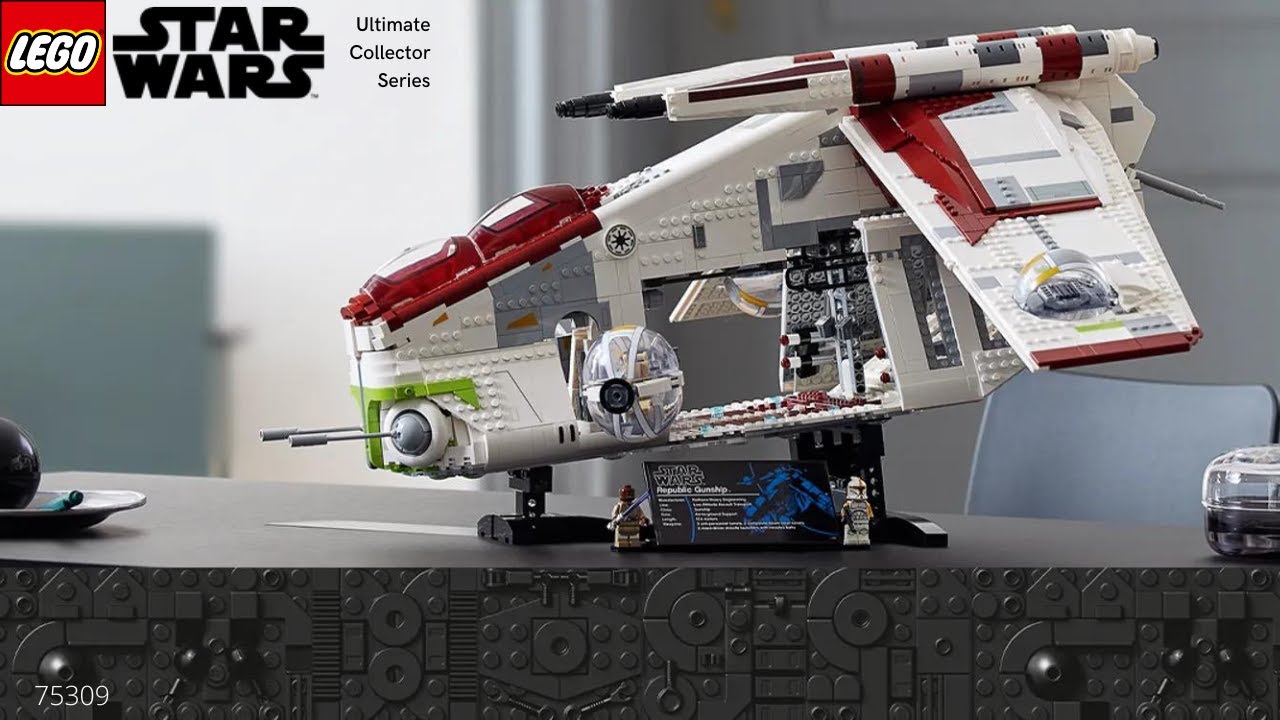 LEGO&reg; STAR WARS Review UCS Republic Gunship (Model 75309) #thetravelquintessential