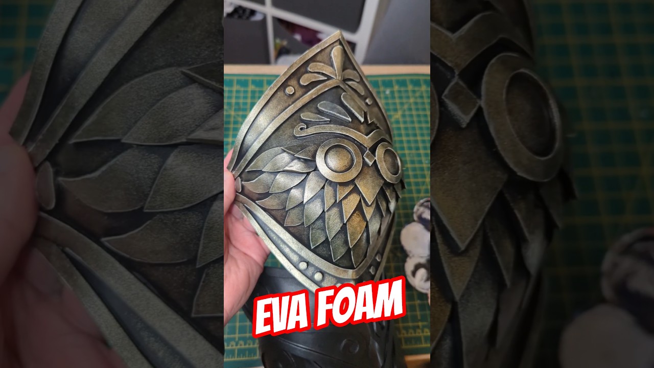 Athena armour made from EVA foam #cosplay #diycrafts #tutorial