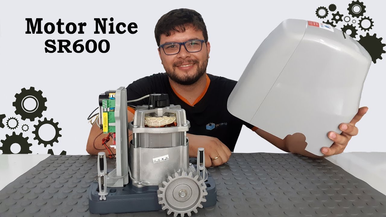 Motor Deslizante 1/2 HP Nice SR600 i-HS High Speed Bivolt Peccinin