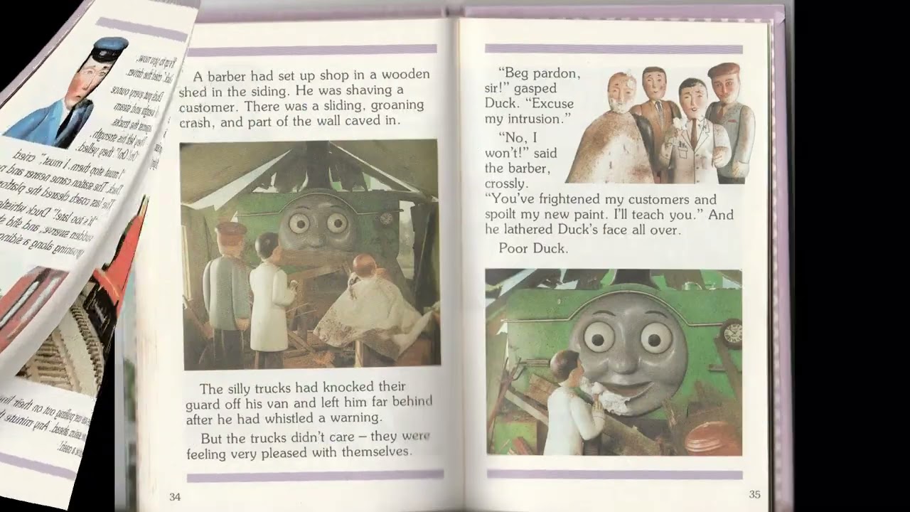 Thomas the Tank Engine Ladybird Books - Pop Goes the Diesel, Dirty Work and a Close Shave (Side 2)