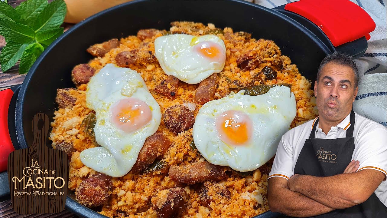 Migas del pastor receta de Extremadura muy fácil y rica