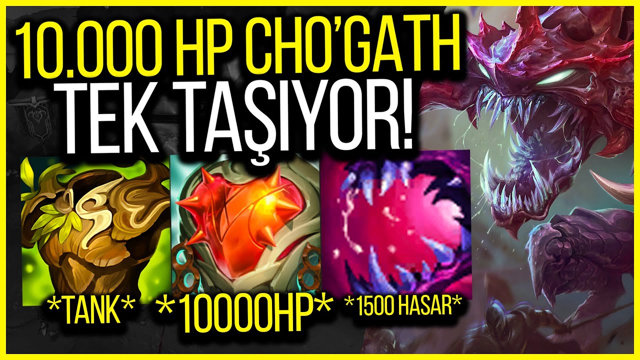 💪 GAREN FOR WİN VE 10000 HP CHO'GATH SORUNSALI 💪