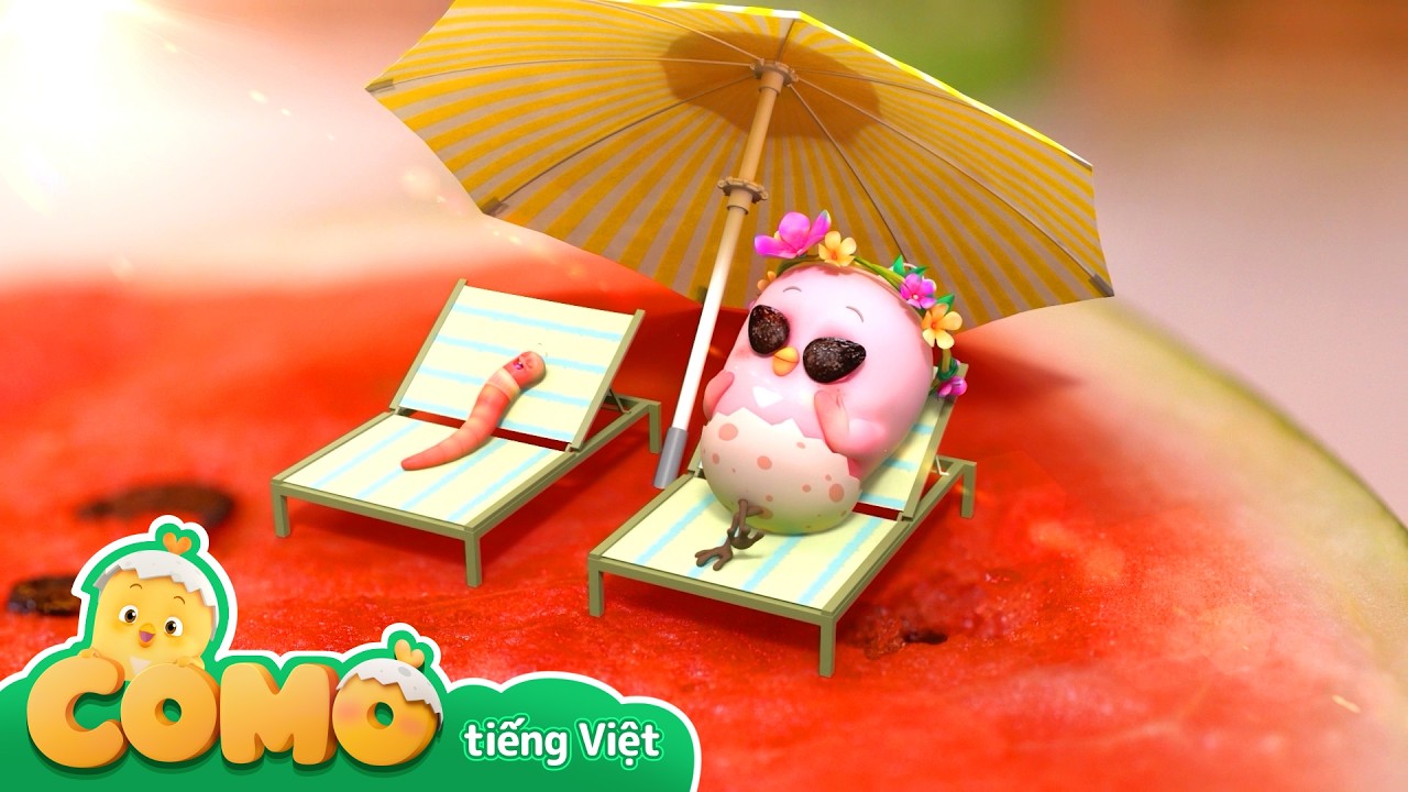 Vamos nadar na piscina de melancia! Observe a melancia +Mais episódios|Observar objetos|Komo curioso