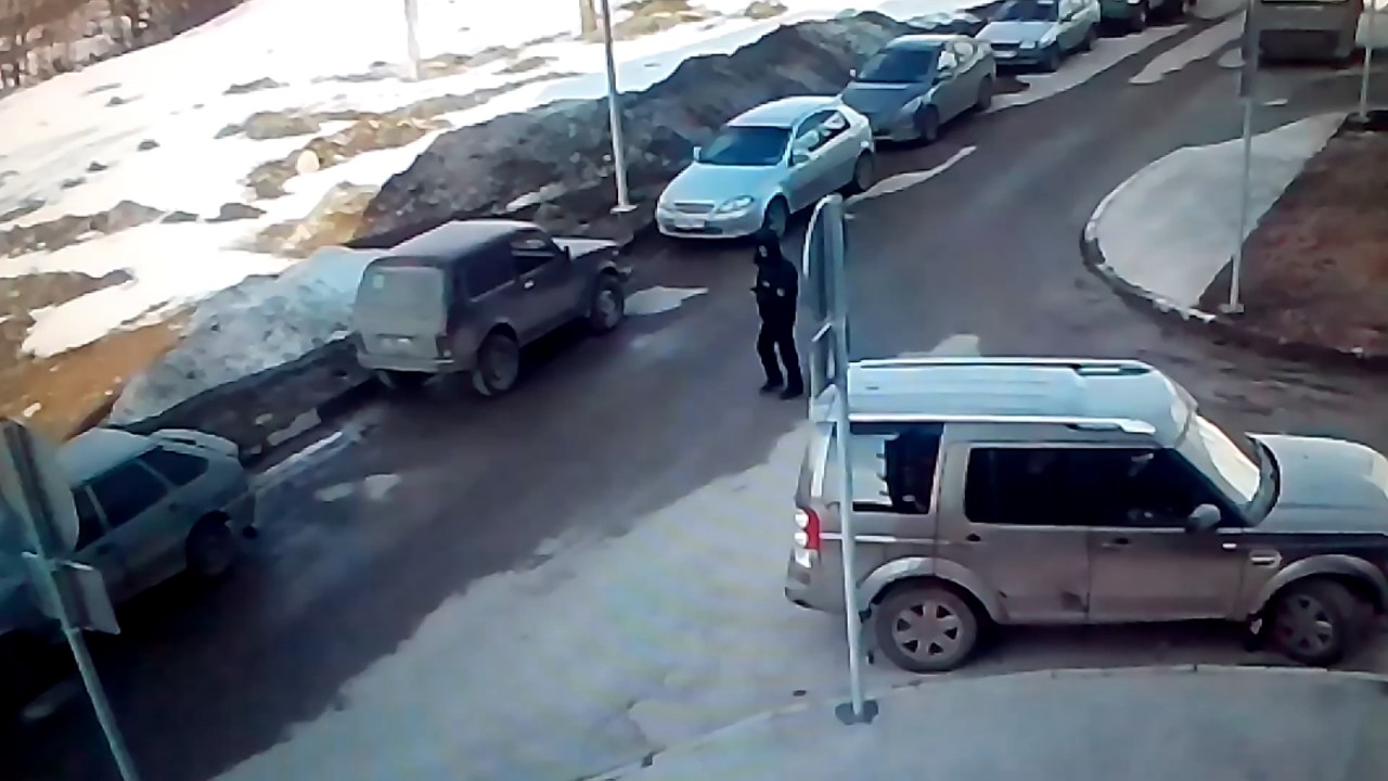 надавала пинаков охранику