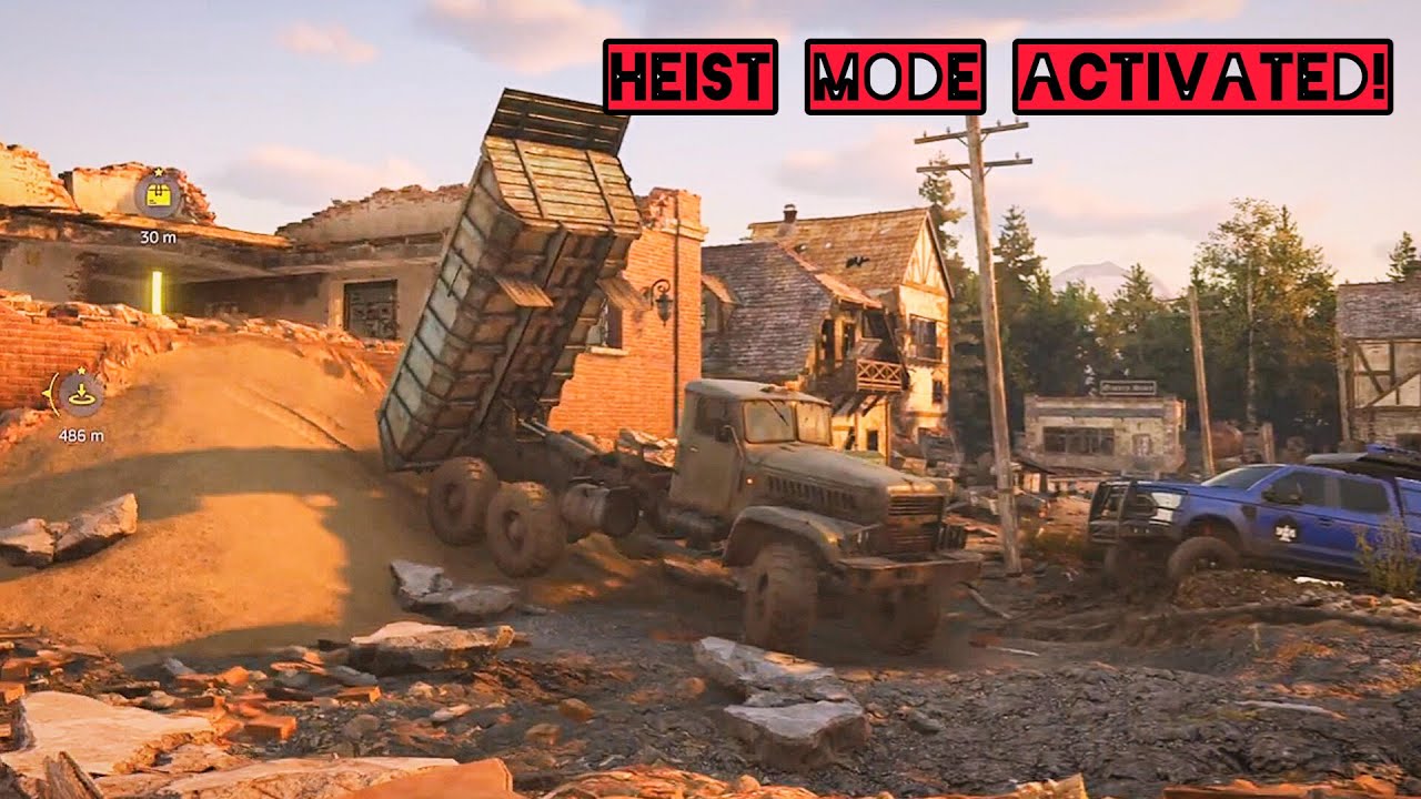 HEIST MODE ACTIVATED! Rescuing The Safe From Flooded Building - Road Crafter