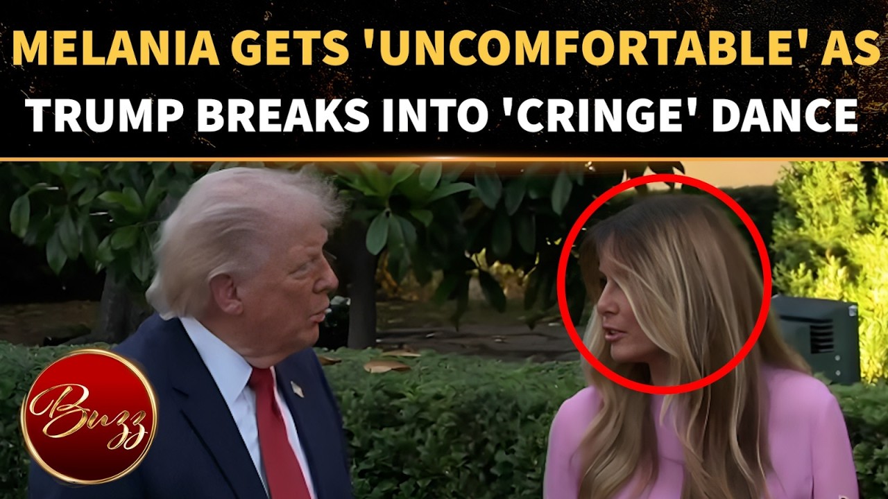 Melania's On-Cam Reaction To Trump's 'Embarrassing' Dance Goes VIRAL From White House Event | WATCH