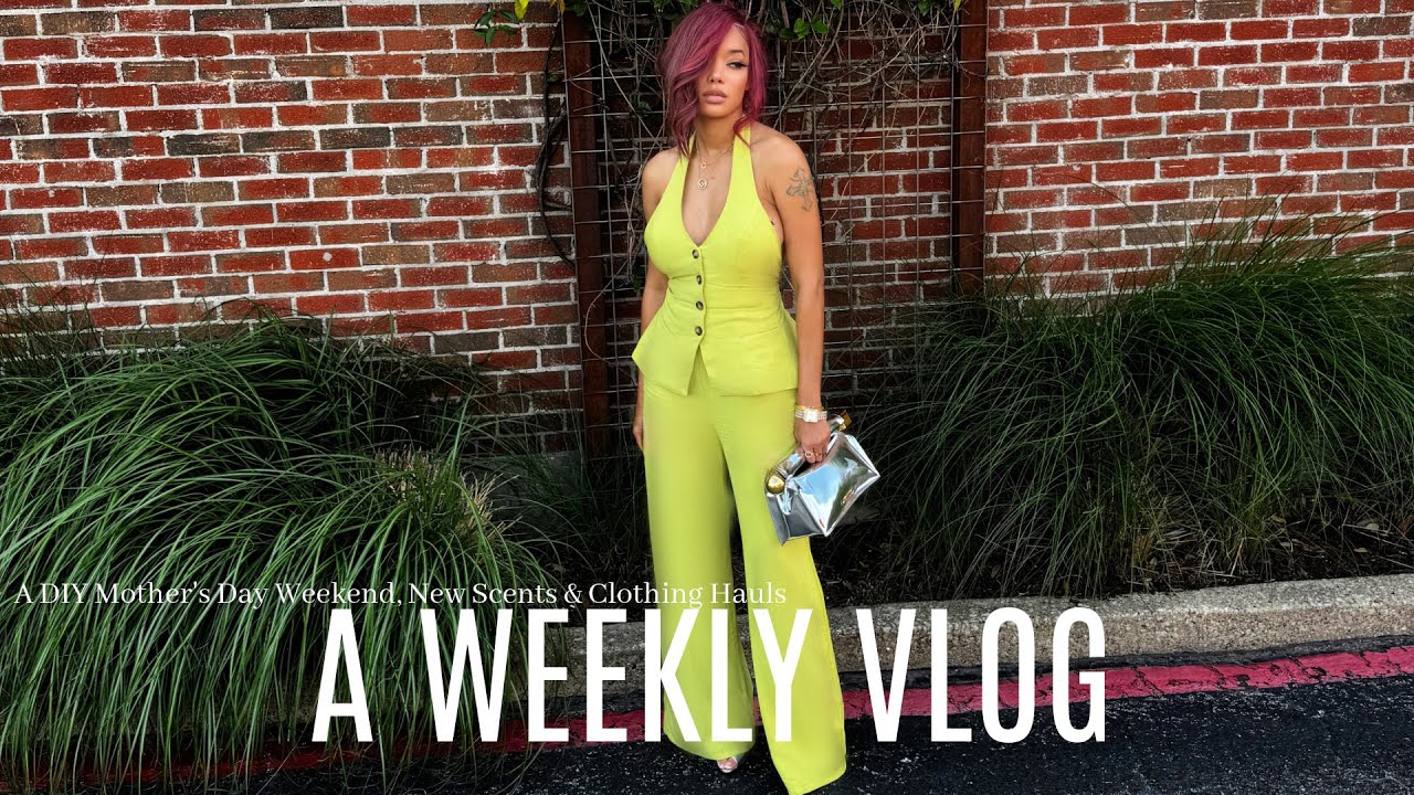WEEKLY VLOG | A Chill Mother's Day Weekend Renovating My Patio