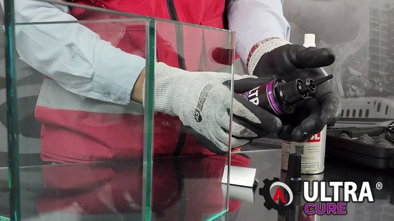 ¿Cómo pegar vidrio con aluminio? | Adhesivo transparente ULTRACURE 720