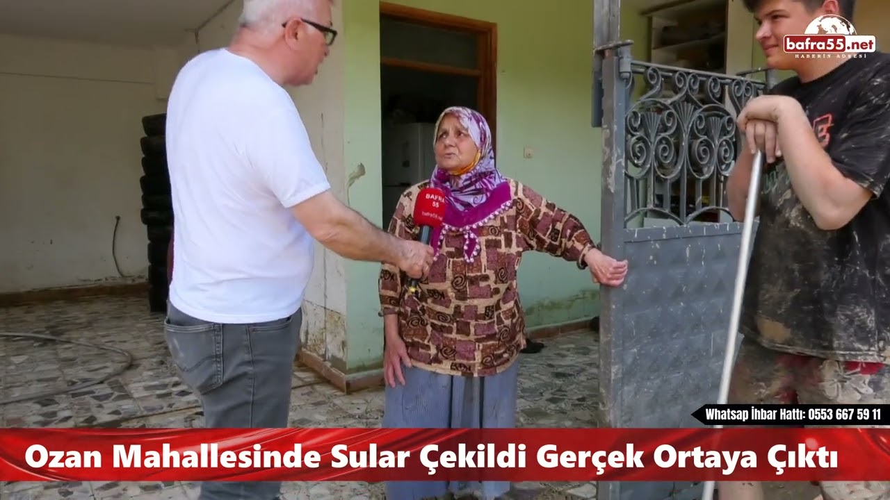 Ozan Mahallesinde Sular Çekildi Gerçek Ortaya Çıktı