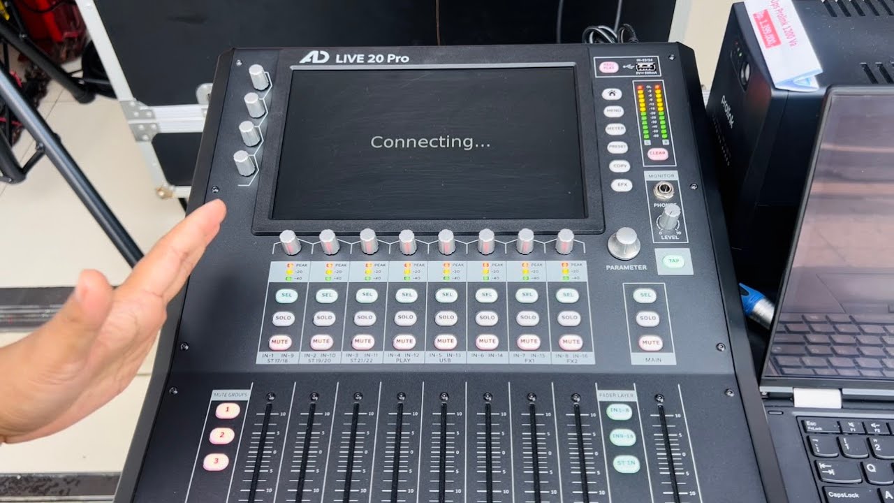 Cara pakai Output mixer AD LIVE 20 Pro tanpa DLMS