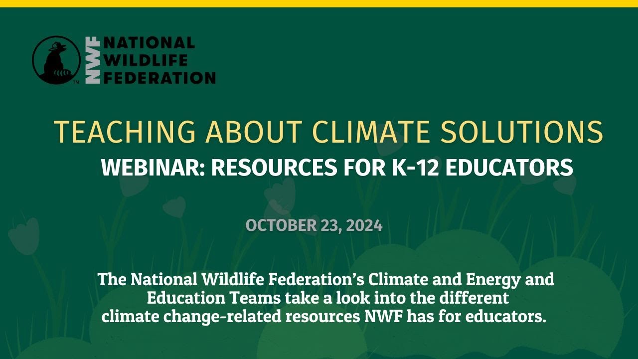 Teaching About Climate Solutions | Resources for K-12 Educators