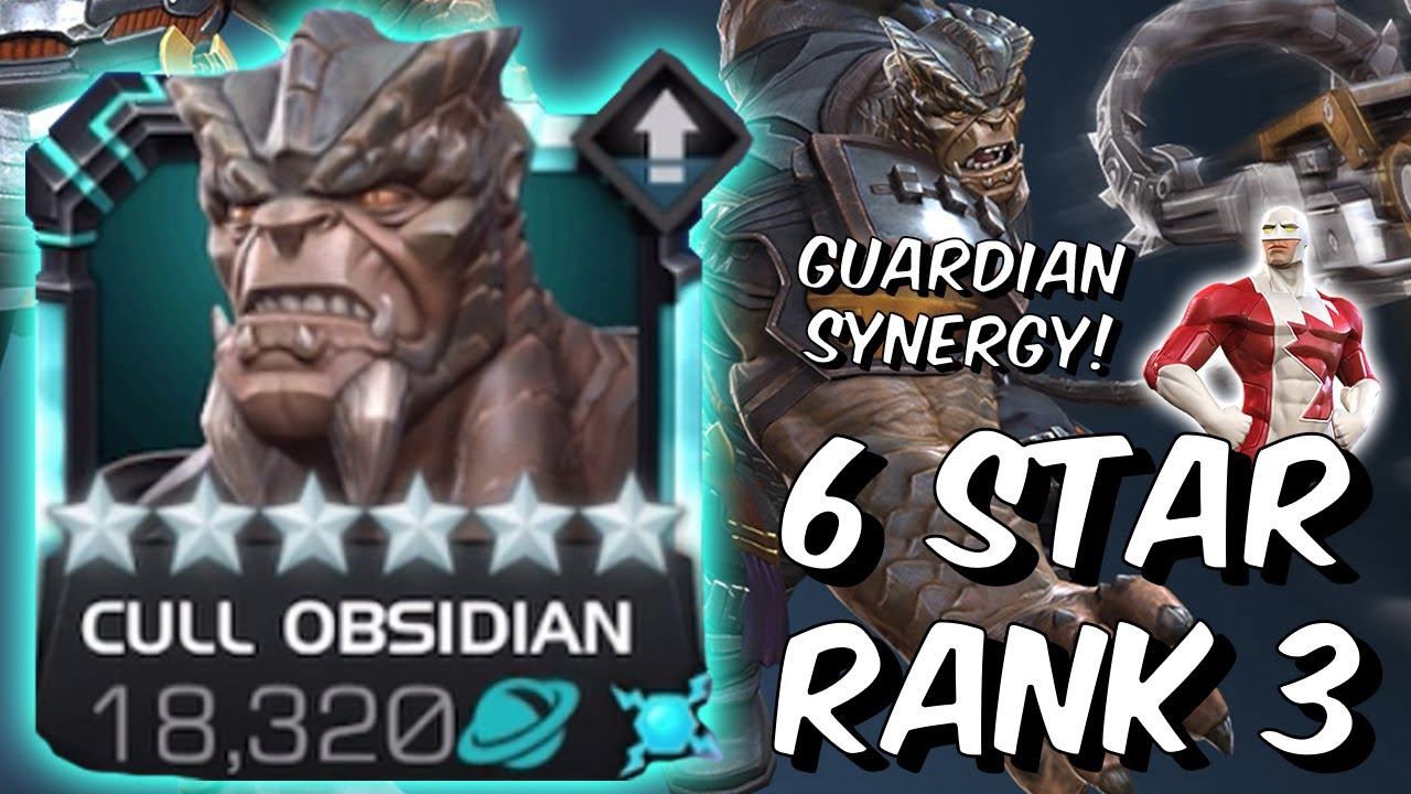 6 Star Rank 3 Cull Obsidian Gameplay /w Guardian Synergy! - BLOCK FIX? - Marvel Contest of Champions