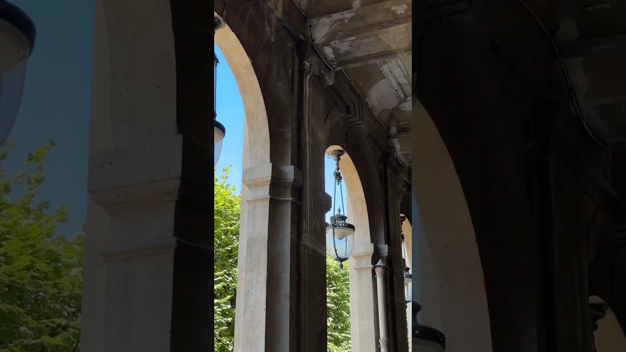 Palais Royal PARIS🇫🇷France #livingthemoment #paris #shorts #AestheticShorts #VisualPoetry