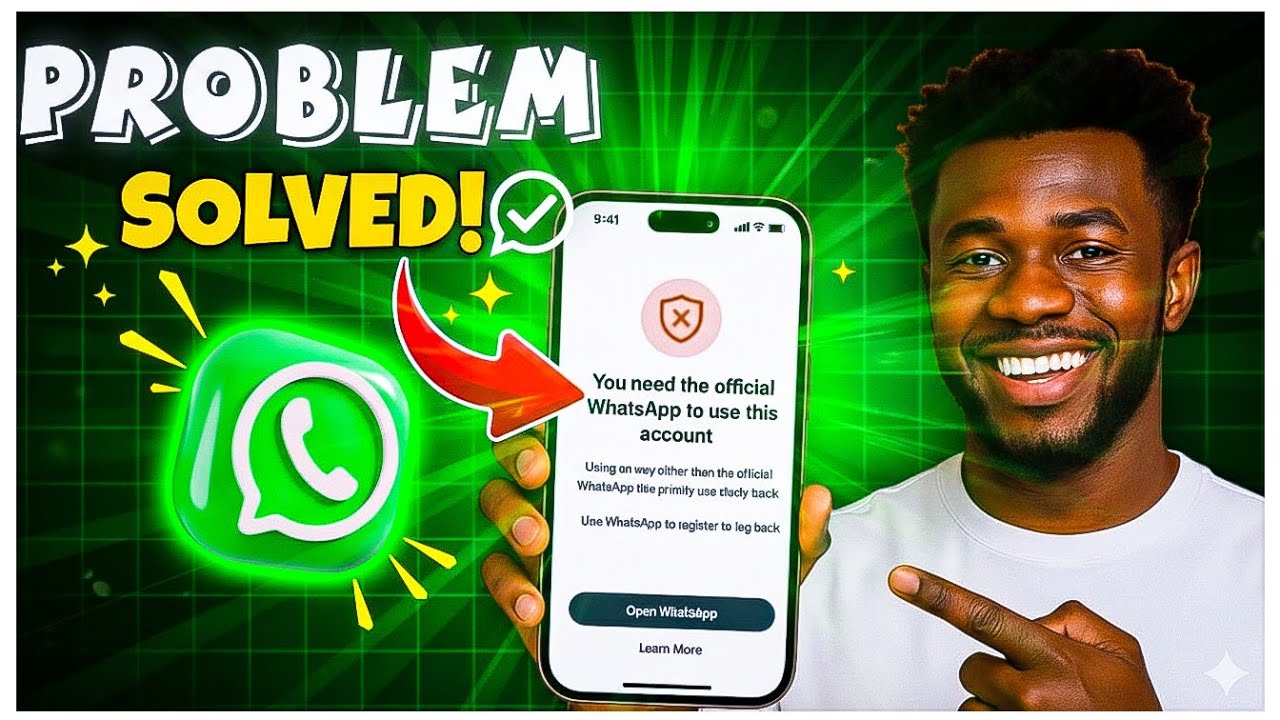 How to Solve Official WhatsApp Login Problem - Fix Your Official WhatsApp Login Problem 2025