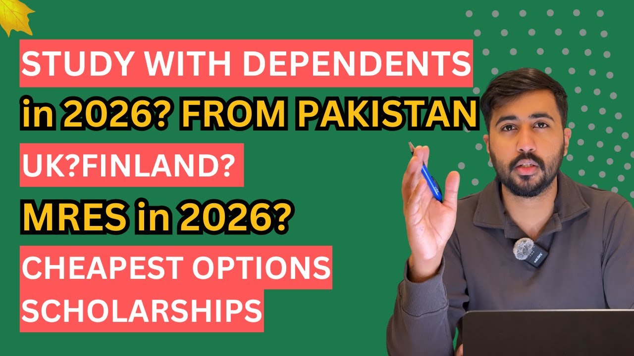 What are the TOP 5 Countries for Students with Dependents in 2026? | Pakistani Students