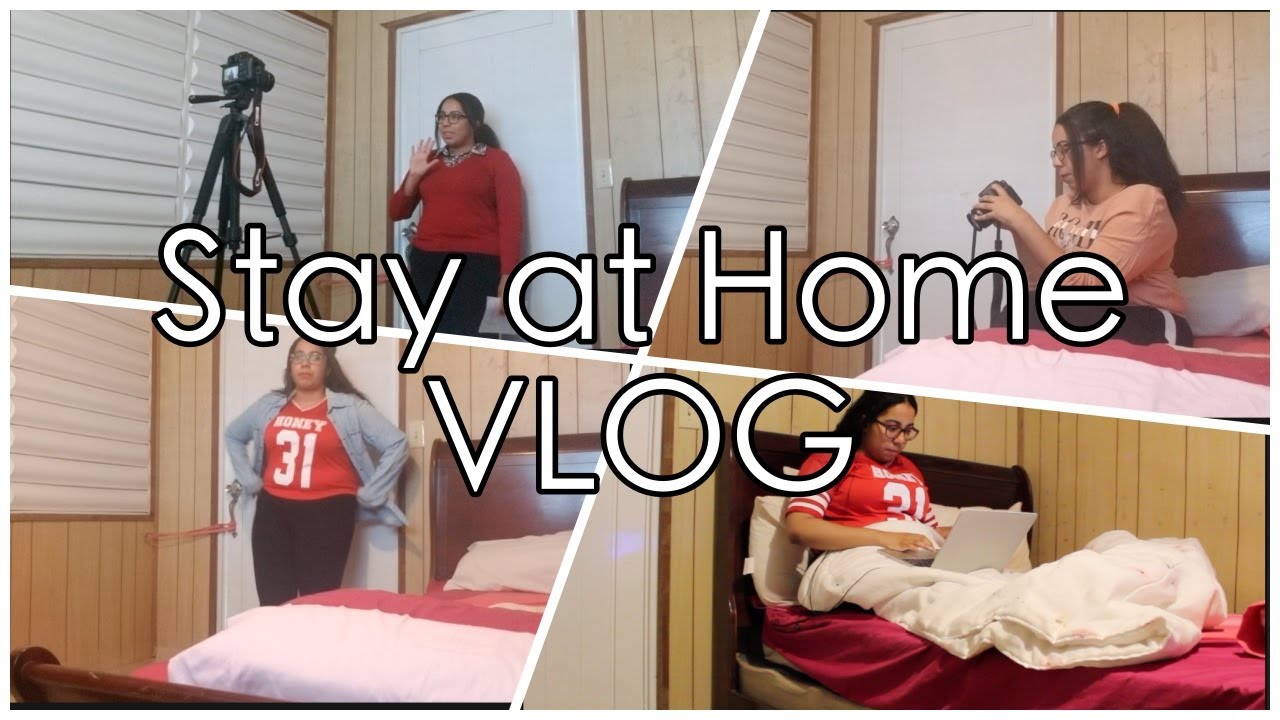Stay at Home - VLOG (Doing homework, recording dances and working)
