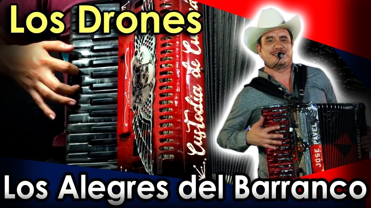 Los Drones - Los Alegres del Barranco - Acordeon de Teclas / Piano - Tutorial