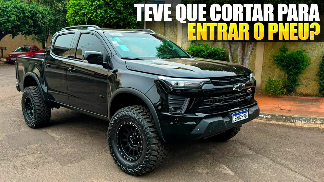 PROJETO EM NOVA S10!! PNEU 33x12,5, ESPAÇADOR E LIFT DE 2”!