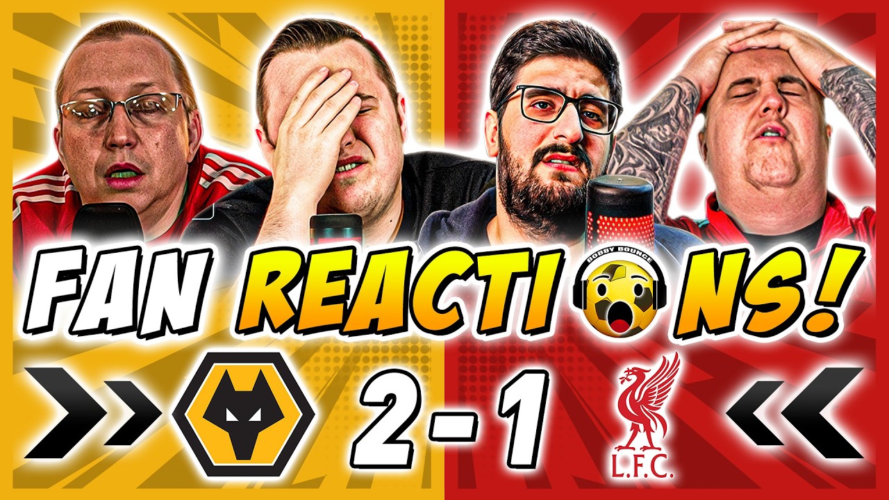Liverpool Fans MELTDOWN 🤬 Reactions to Wolves 2-1 Liverpool | Premier League Fan Reactions