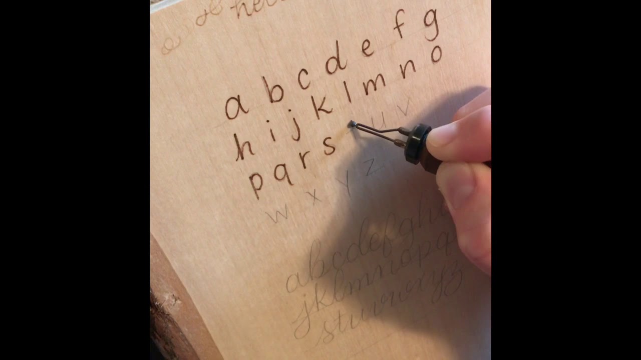 How to: Pyrography-writing with your burner