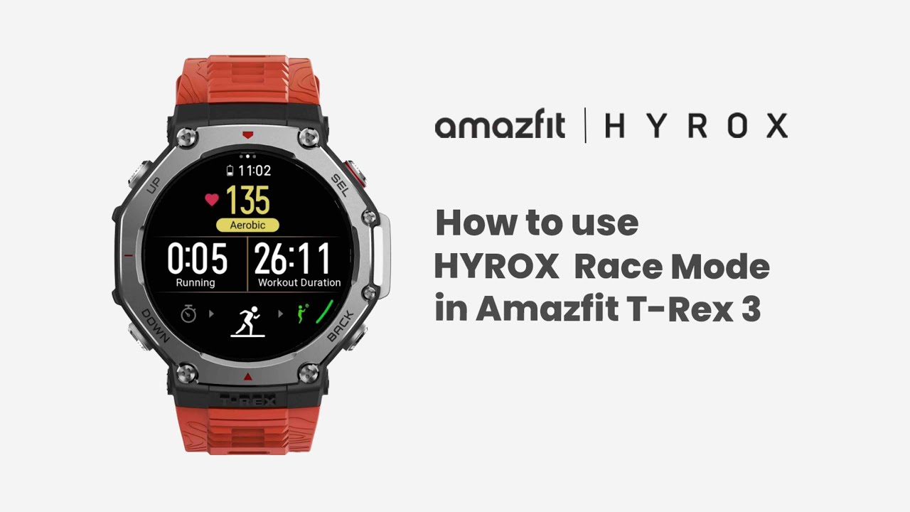 How to use HYROX Race mode in T-Rex 3